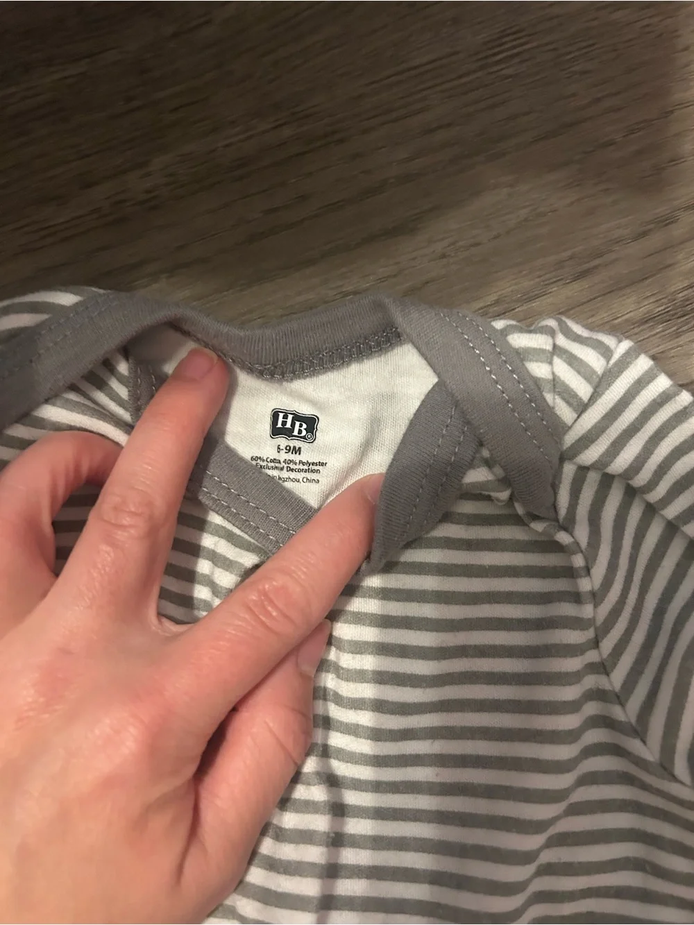 Gray Baby One-Piece and Pants Set - Soft Long-Sleeve Bodysuit & Pants